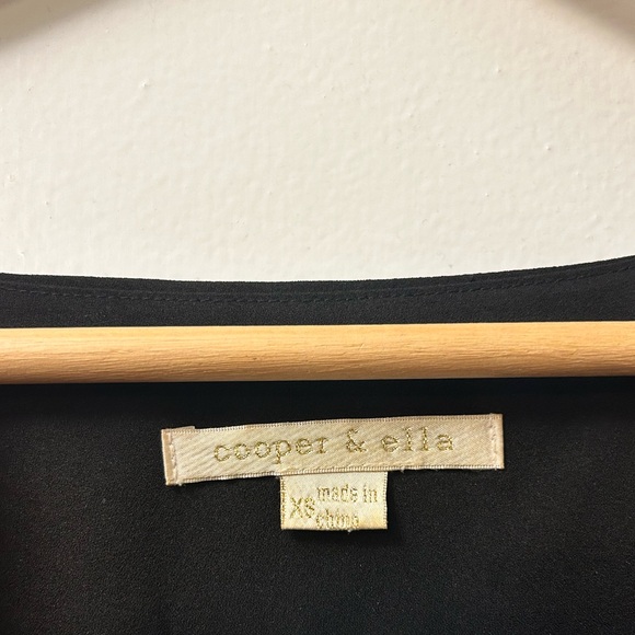 Cooper & Ella black silk tank top - Picture 2 of 3